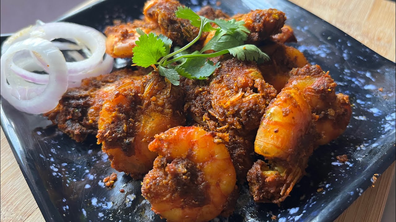 Chingudi bhaja || prawn masala fry || jhinga masala fry || #easyrecipe #@SakuntalaHomeKitchen73