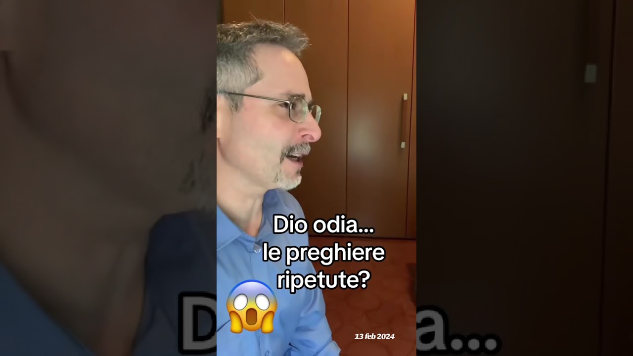 Ripetere preghiere é in abominio a Dio? Certo che no!!