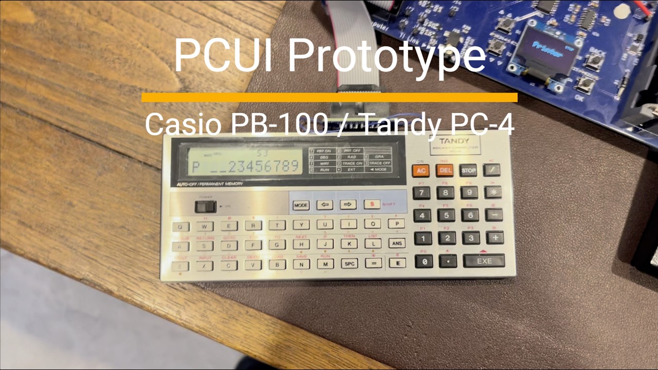 Pocket Computer Universal Interface (PCUI) - Casio PB-100 / PC-4 / PC-5 / PC-6 Support