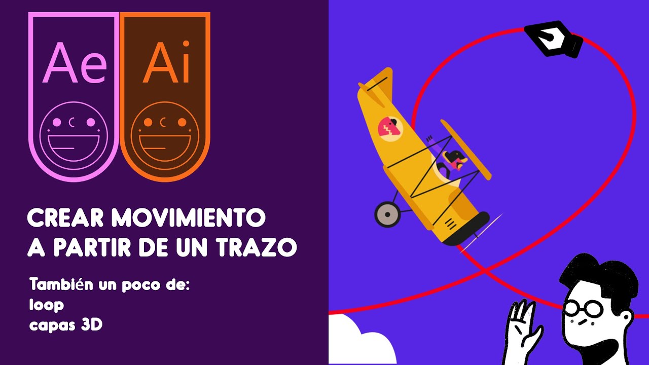 Crear movimiento a partir de un trazo - After Effects Tutorial
