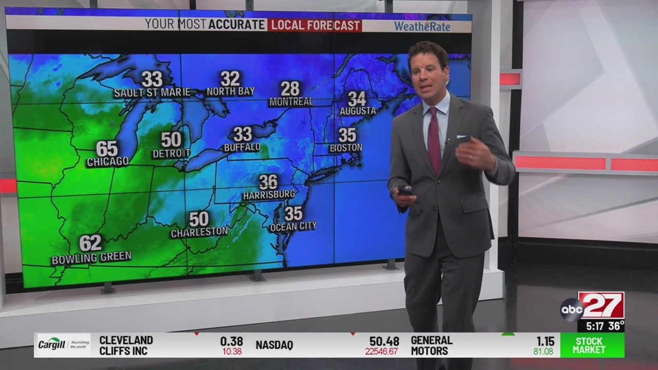Eric's Monday evening forecast update