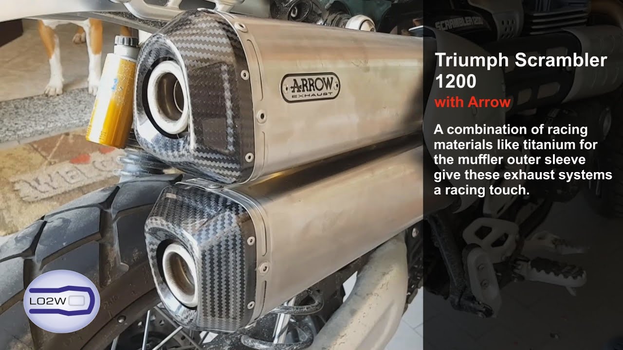Top 6 Full Exhaust Sound TRIUMPH Scrambler 1200 / Akrapovic, Arrow, Zard, SP engineering