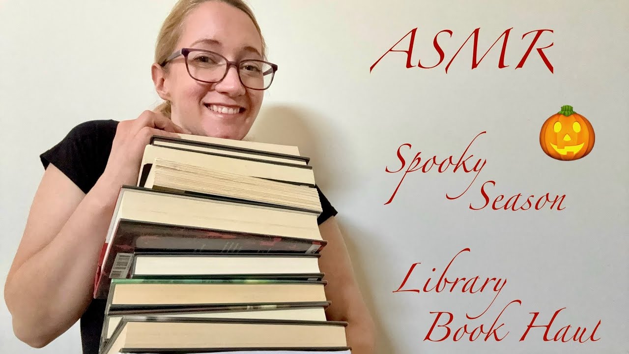 ASMR Library Book Haul - Spooky Season