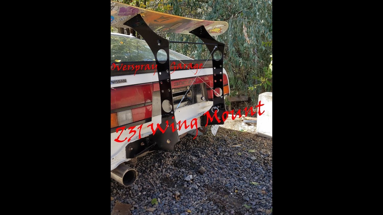 Make your own chassis wing mounts