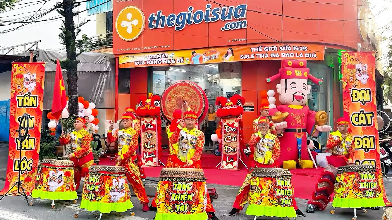 TRỐNG HỘI:TĂNG THIỆN TÀI-KHAI TRƯƠNG THẾ GIỚI SỮA-MÚA TẠI:26 TÂY SƠN ĐÀ NẴNG#Tí Tồ Review#(#360)