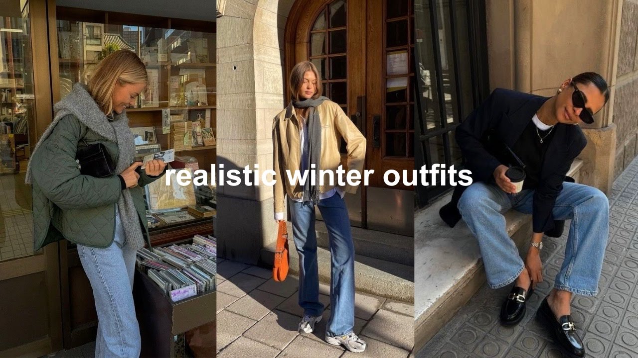 recreating pinterest outfits 🧥🧡🍏 winter basics