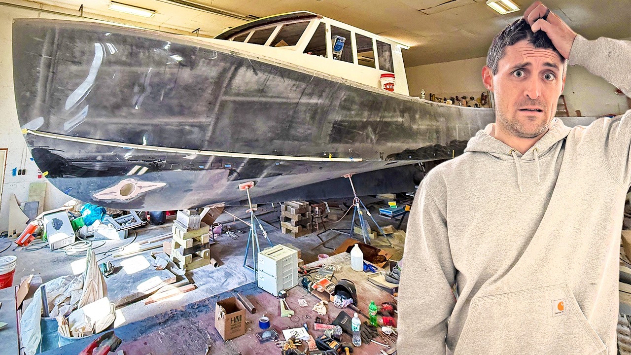 I've been building a 50ft boat for 11 months, here is what it looks like