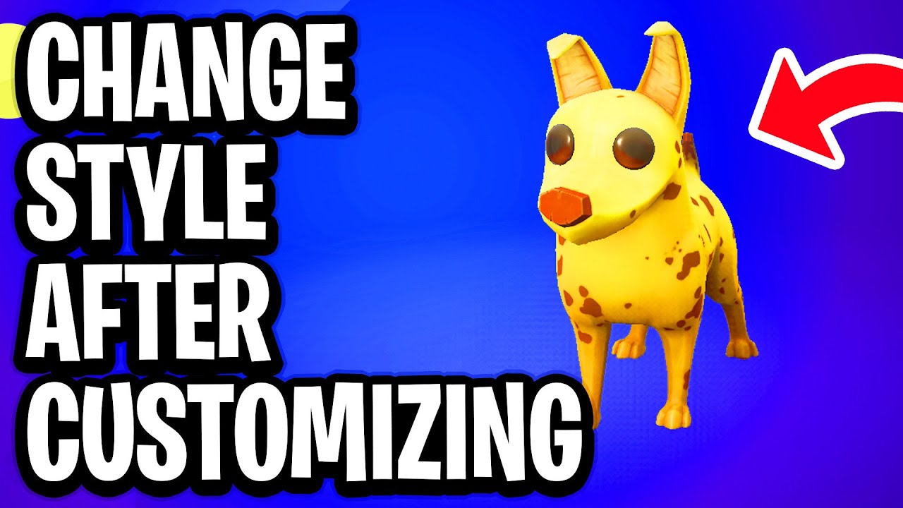 How To Re-Customize Your Fortnite Sidekick (Change Style After Customizing) - Full Guide
