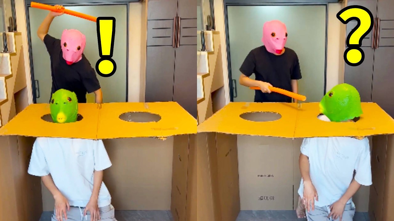 Real-life whack-a-mole game launched#funny #funnygame #haaha #happy #hahahaha #memes #challenge