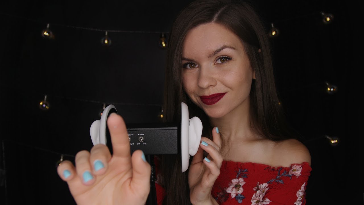 ASMR - Ear to Ear Affirmations // Finger Fluttering & Gentle Ear Tapping