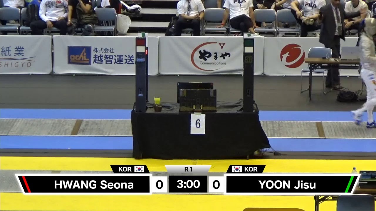 2019-06-13 YELLOW 6 | Asian Fencing Championships 2019