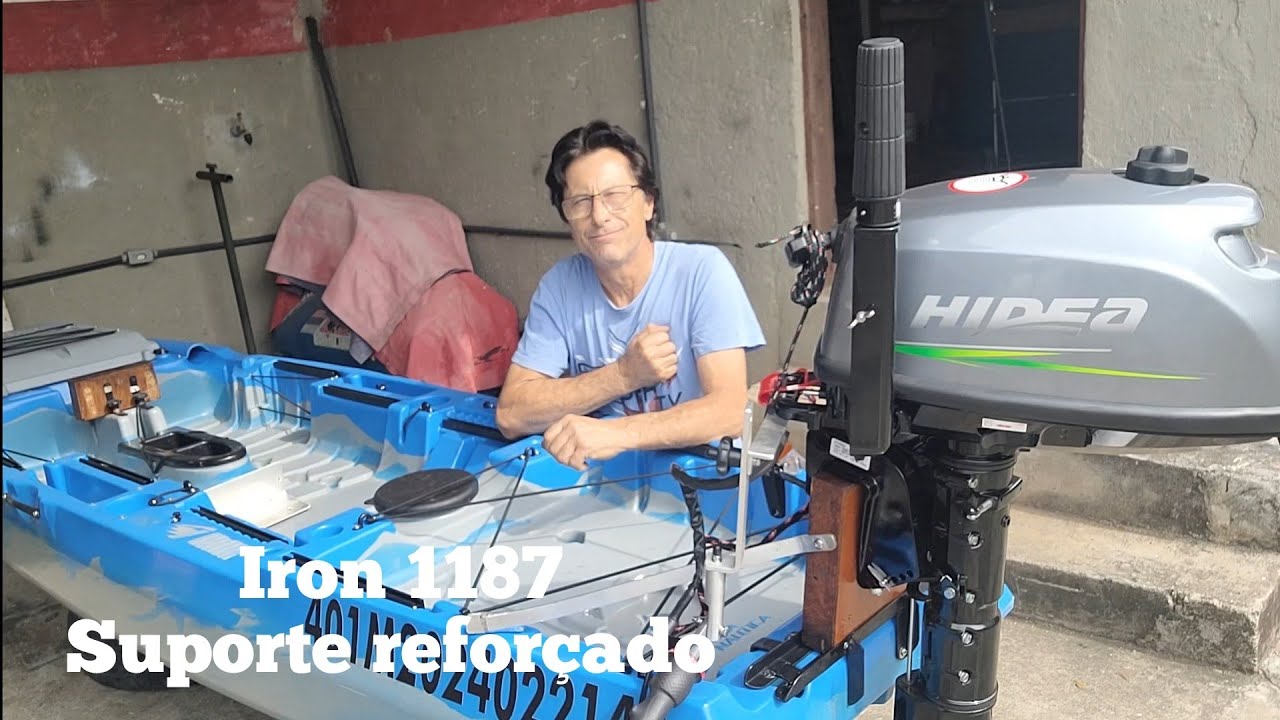 SUPORTE PARA MOTOR  -  CAIAQUE IRON - MILHA NÁUTICA