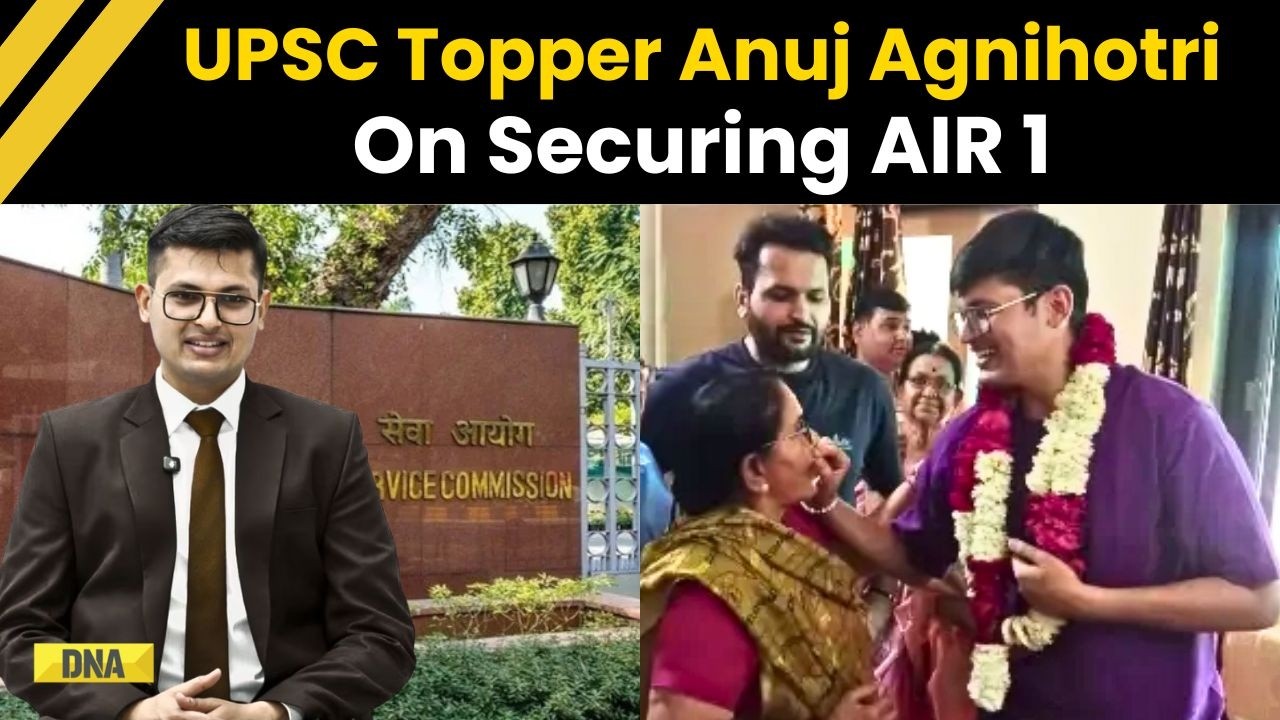 UPSC Result: Anuj Agnihotri AIR 1 Shares Success Story, Strategy & Struggles | UPSC 2025 Result