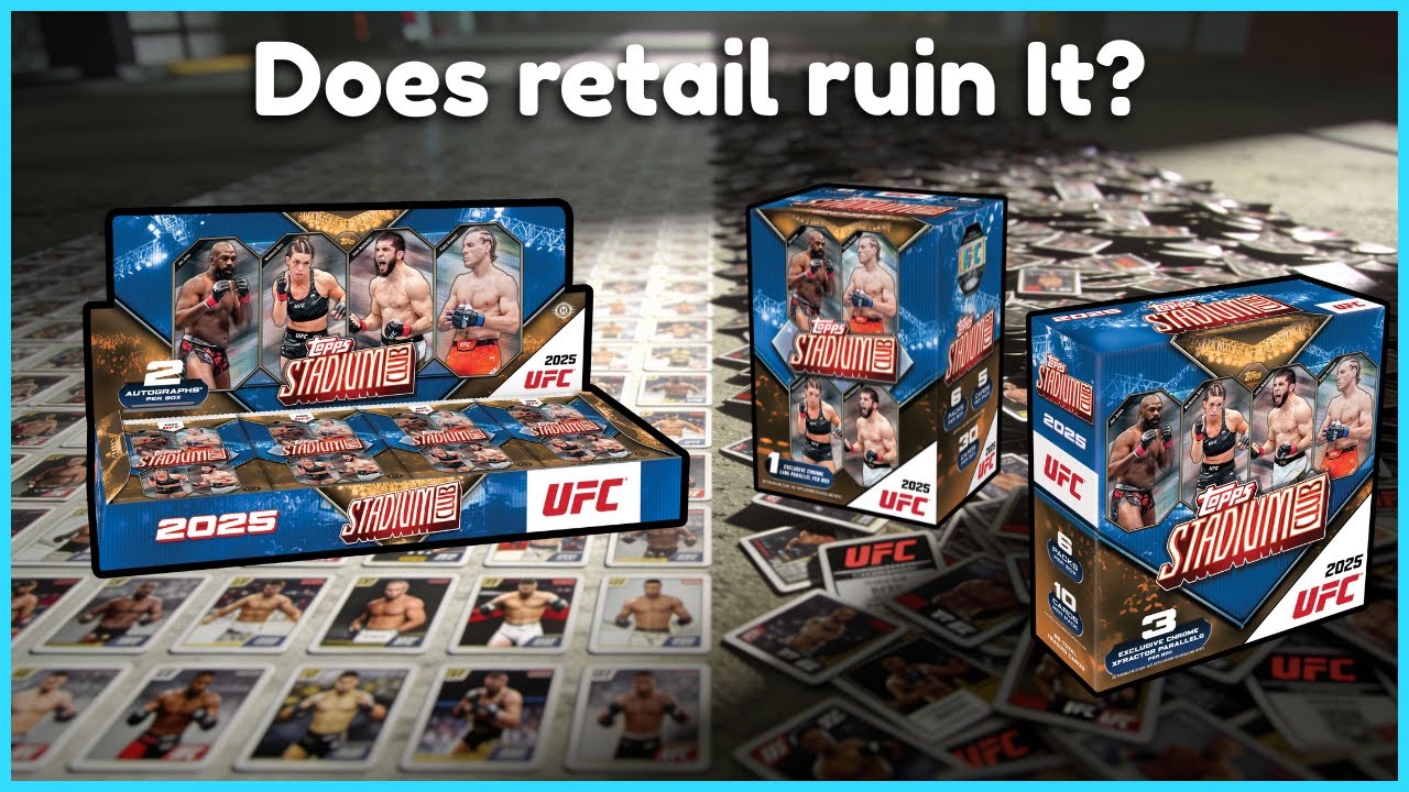 Stadium Club Released Early and Do Retail Boxes Help or Hurt UFC Cards Products?