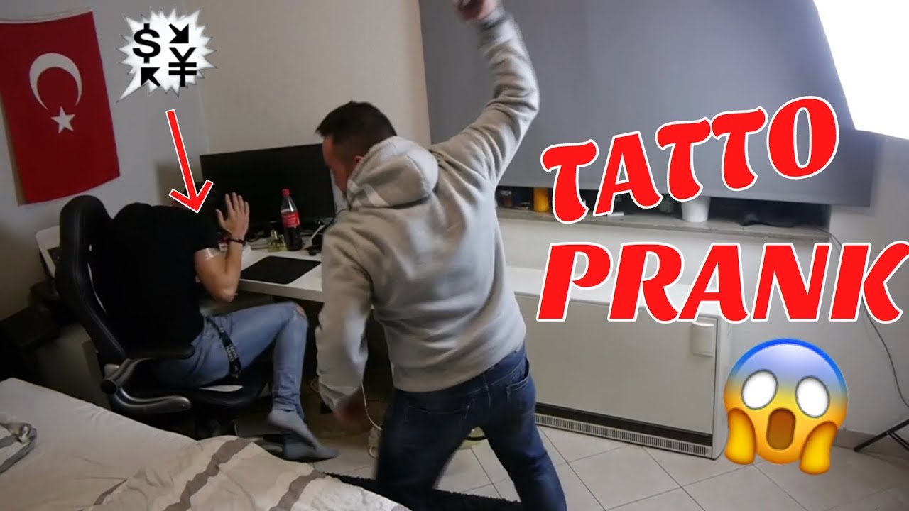 TATTOO PRANK an TÜRKISCHEN VATER ESKALIERT !!!😡🇹🇷