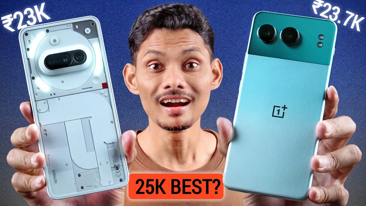Nothing Phone 3a vs OnePlus Nord 4 - Best Phone Under 25000 ??