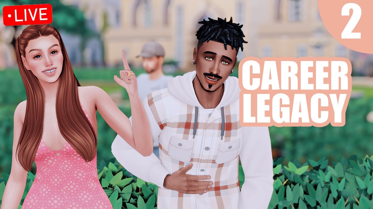 Career Legacy Challenge #2  (Lawyer) Finishing Uni and Having Quintuplets🎓🤰🏽 | Sims 4 Live Steam