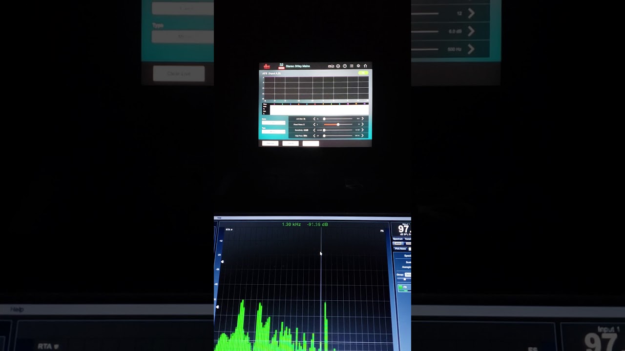 dbx 360 fun&ccedil;&atilde;o AFS  (supressor de microfonia)