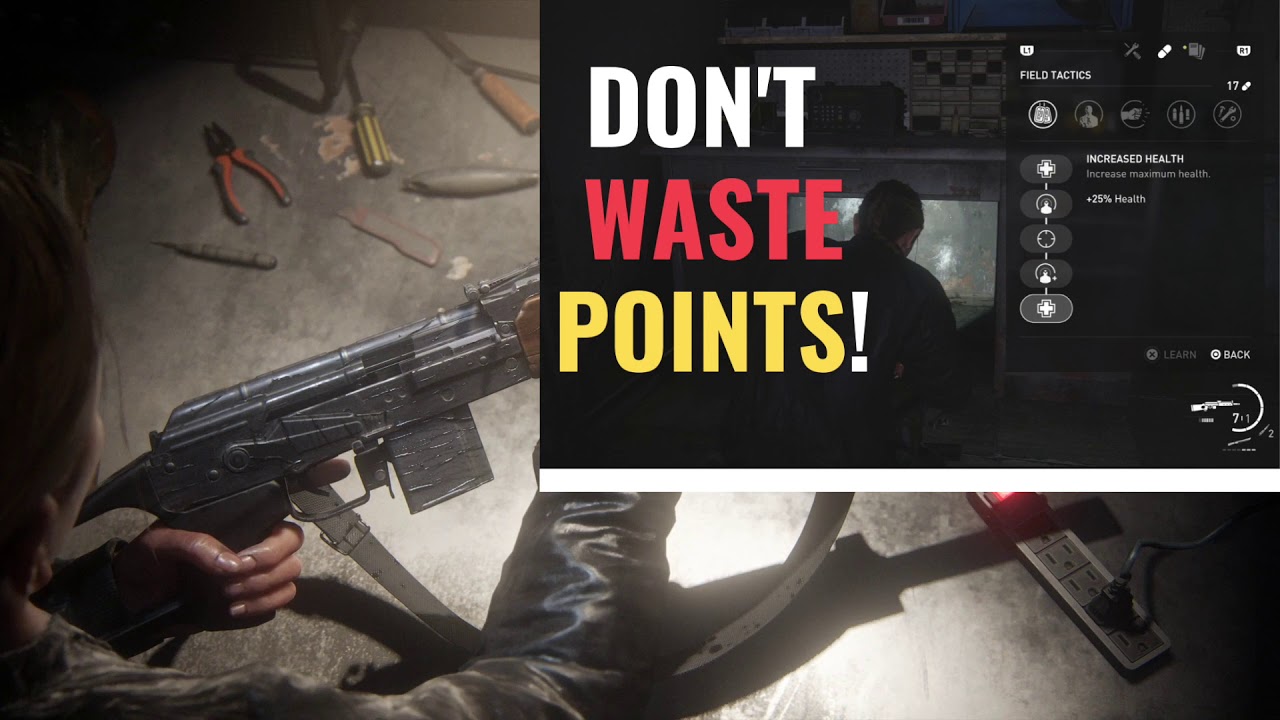 Last Of Us 2  Abby BEST Weapons To Upgrade & Why