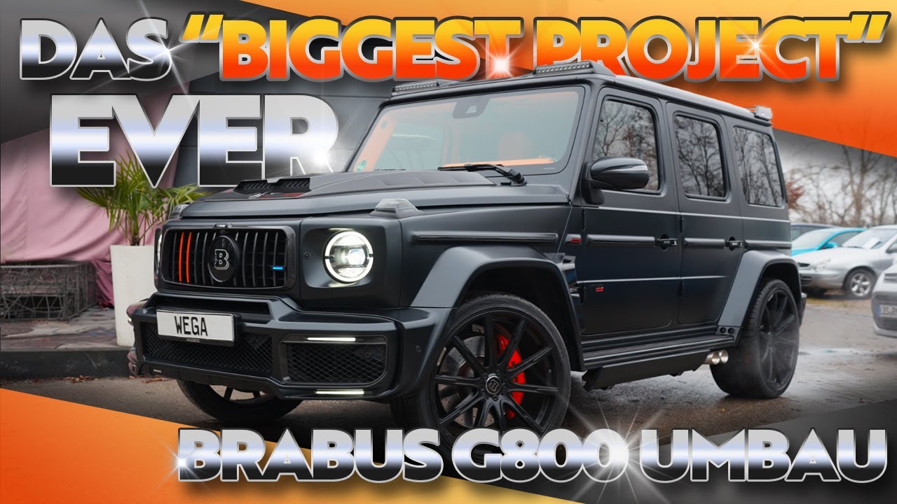 BRABUS G 800🥵🔥 - BLACK  ORANGE 😈⎮WEGAPERFORMANCE🔴⚪️