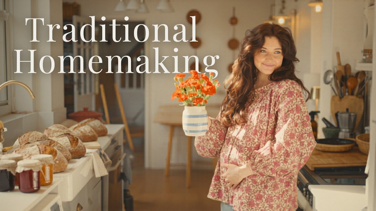 Свежеиспеченный банановый хлеб и домашнее варенье | Неспешное весеннее утро в коттедже