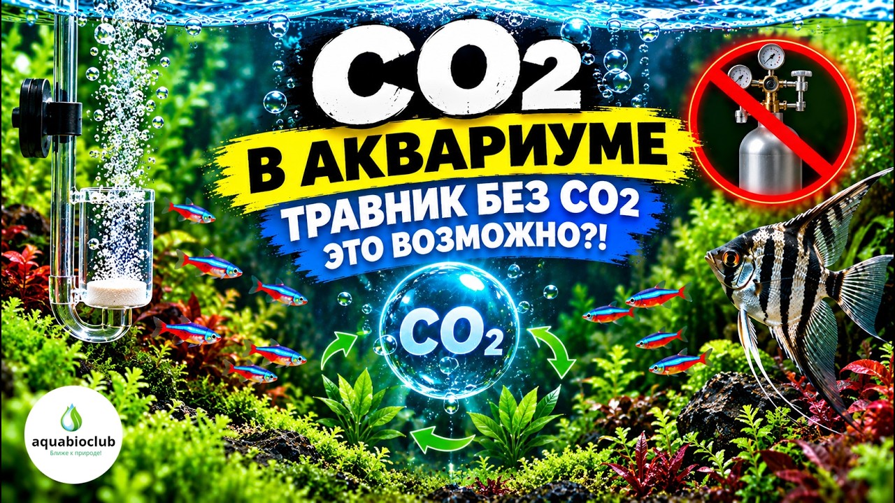 Все о #СО2 в #аквариуме. Аквариум #травник без СО2, возможно!?