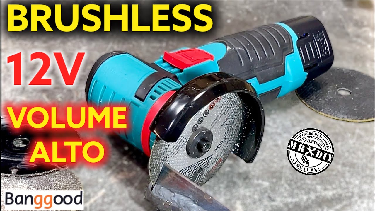 VOLUME ALTO Smerigliatrice angolare ricaricabile da 12 V brushless. Flex da 76mm. VS PARKSIDE LIDL