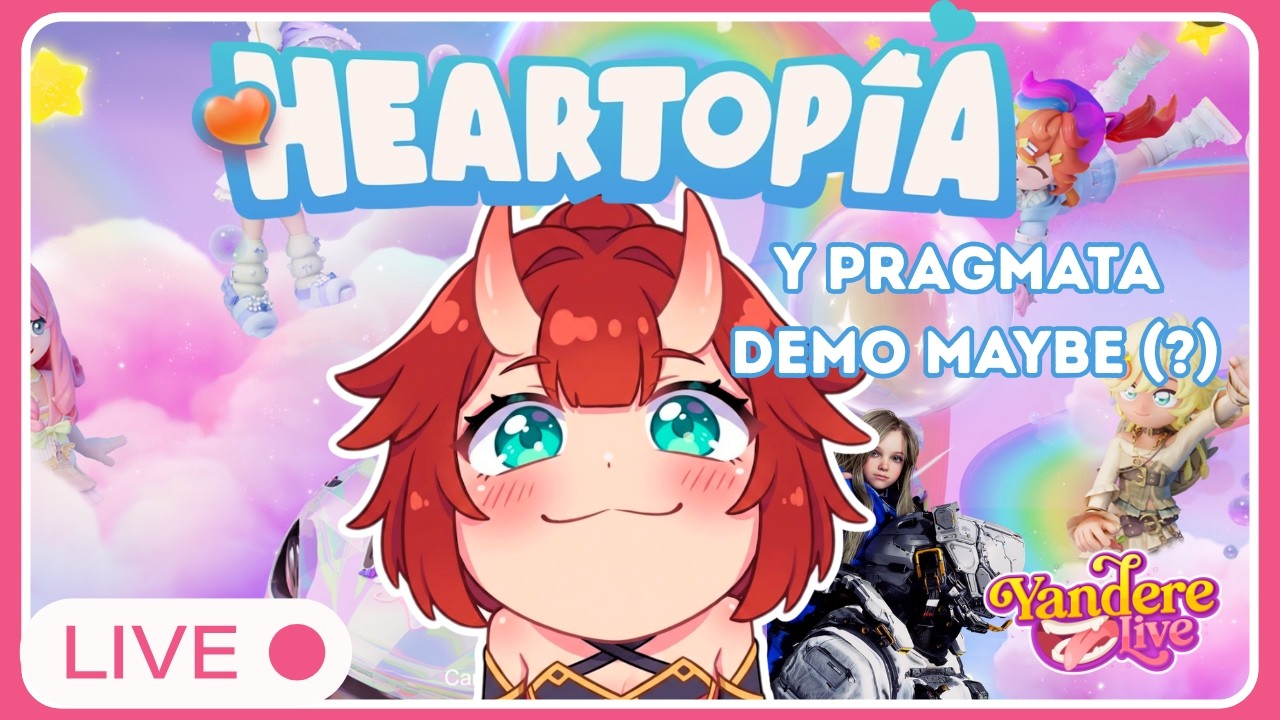 【HEARTOPIA &  Demo PRAGMATA 】Acompáñame a hacer mis diarias! (˶ᵔ ᵕ ᵔ˶)𖹭【Sumi Hikatsune-YandereLive】