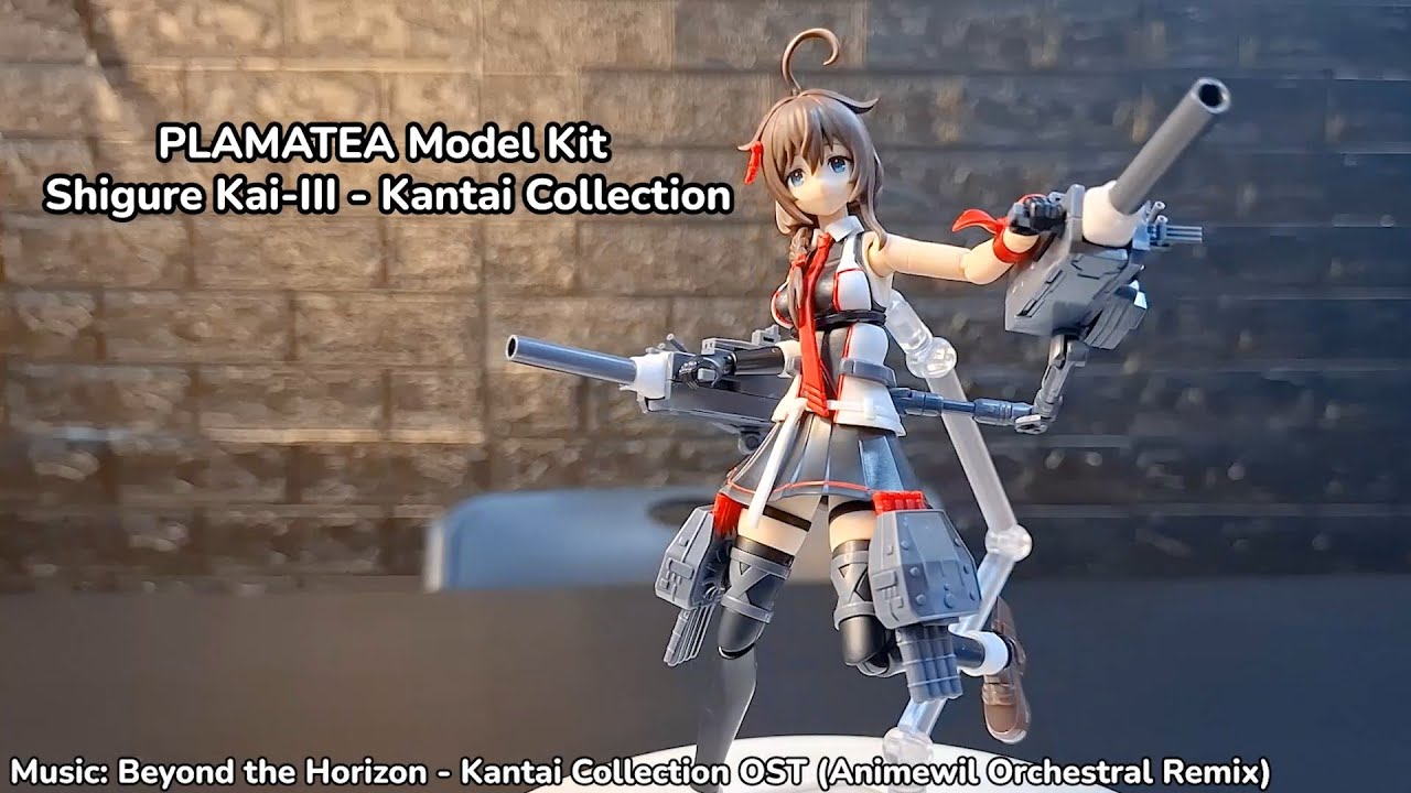 Rakit Cewe Kapal Jepang YANG RILIS DULUAN GAMENYA!!! PLAMATEA Shigure Kai III -  Kantai Collection