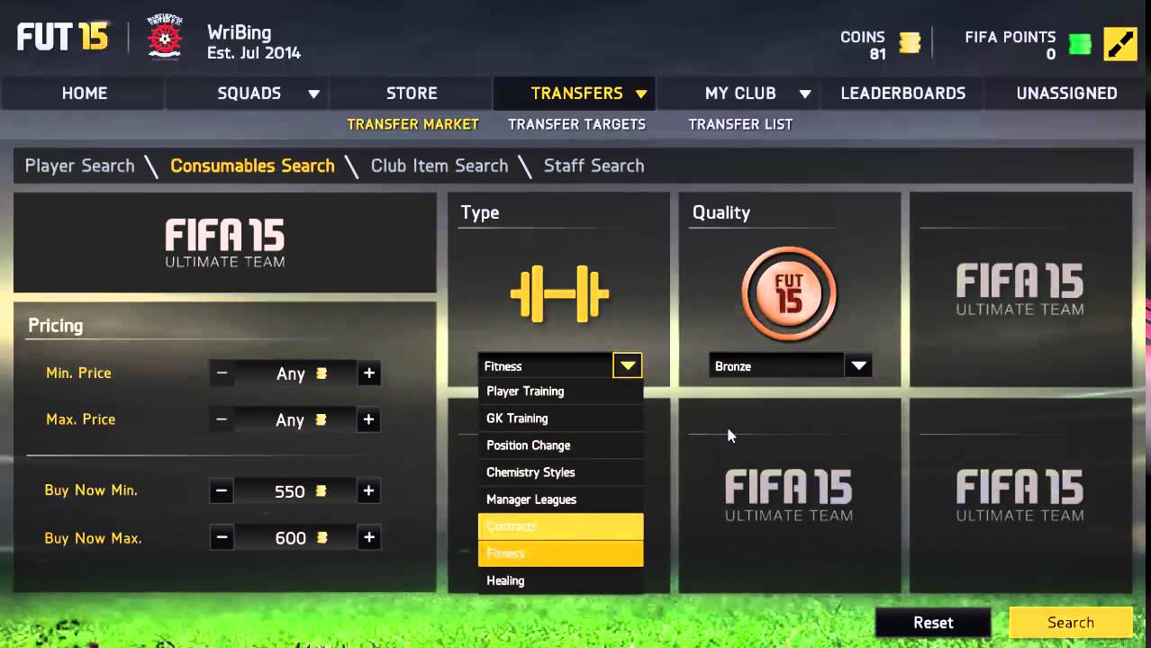 Fifa 15 profit and trading tips