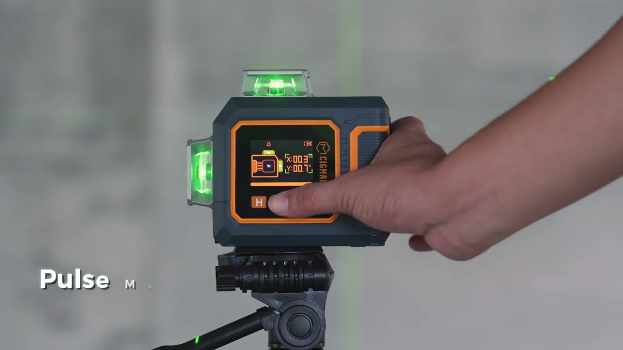 CIGMAN CM-S03 Laser Distance Measurer | 2.4-inch Color Screen, 1312 Yards, Slope Mode