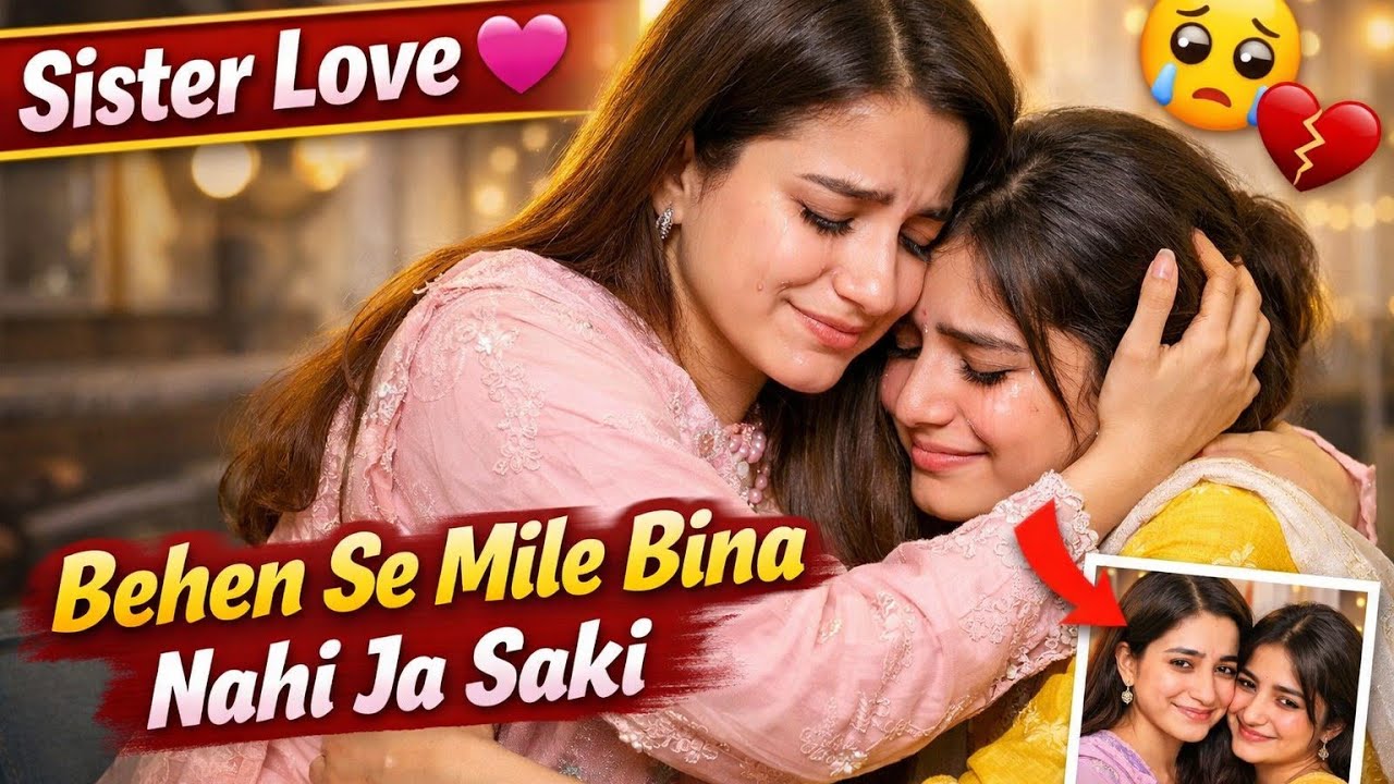 Sister Love 💕 Behen Se Mile Bina Nahi Ja Saki | Emotional Family Vlog 😢 ! vlogbehen ka pyaar