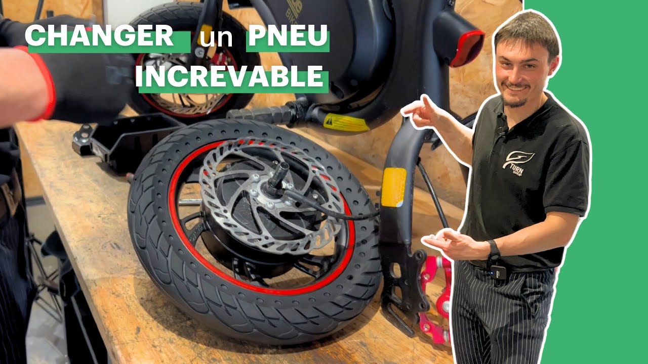 Comment CHANGER un PNEU INCREVABLE sur DRAISIENNE [tuto complet]