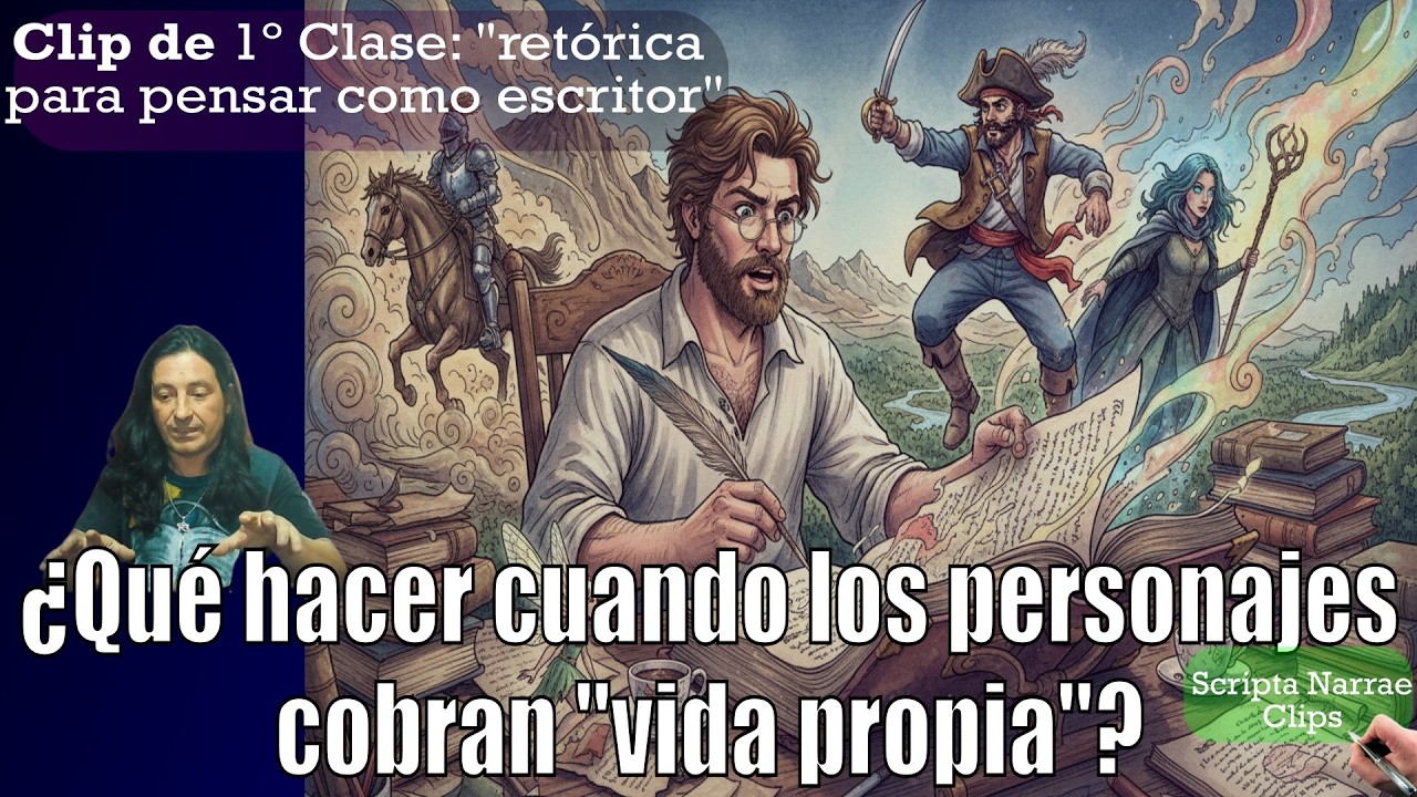 ¿QUÉ HACER CUANDO UN PERSONAJE SE NOS VA DE LAS MANOS? #clips #escritores #personajes