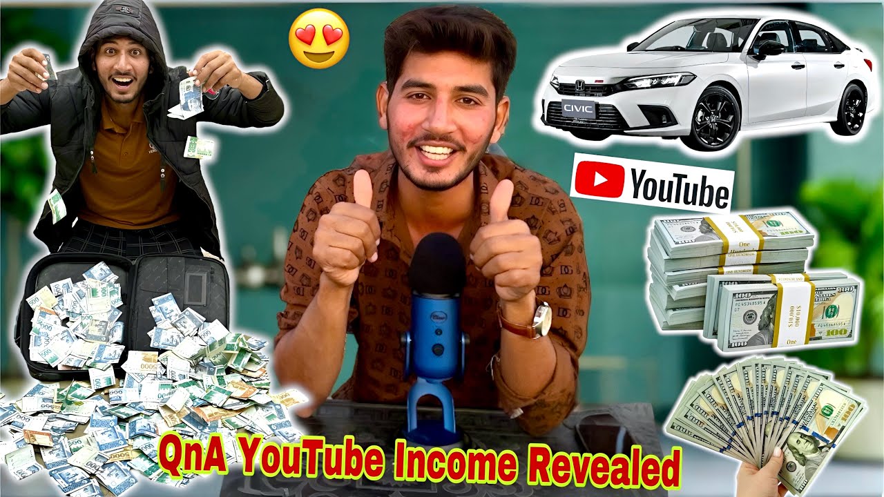 YouTube Income Revealed| Shadi Kb Hy Myre | First QnA | Hamamd Shafiq How many $ I earn from YouTube