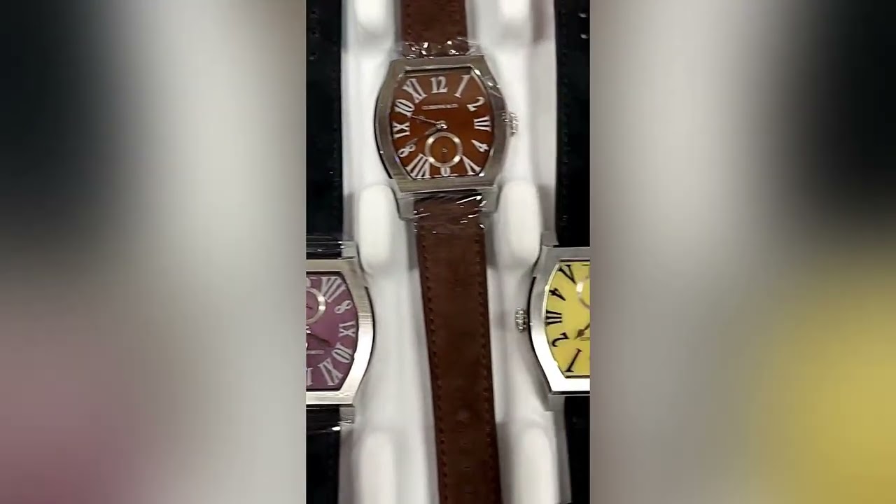 San Martin 36mm ETA 7001 Guilloche Dial Barrel Shaped Enamel Hand Luxury Men's M