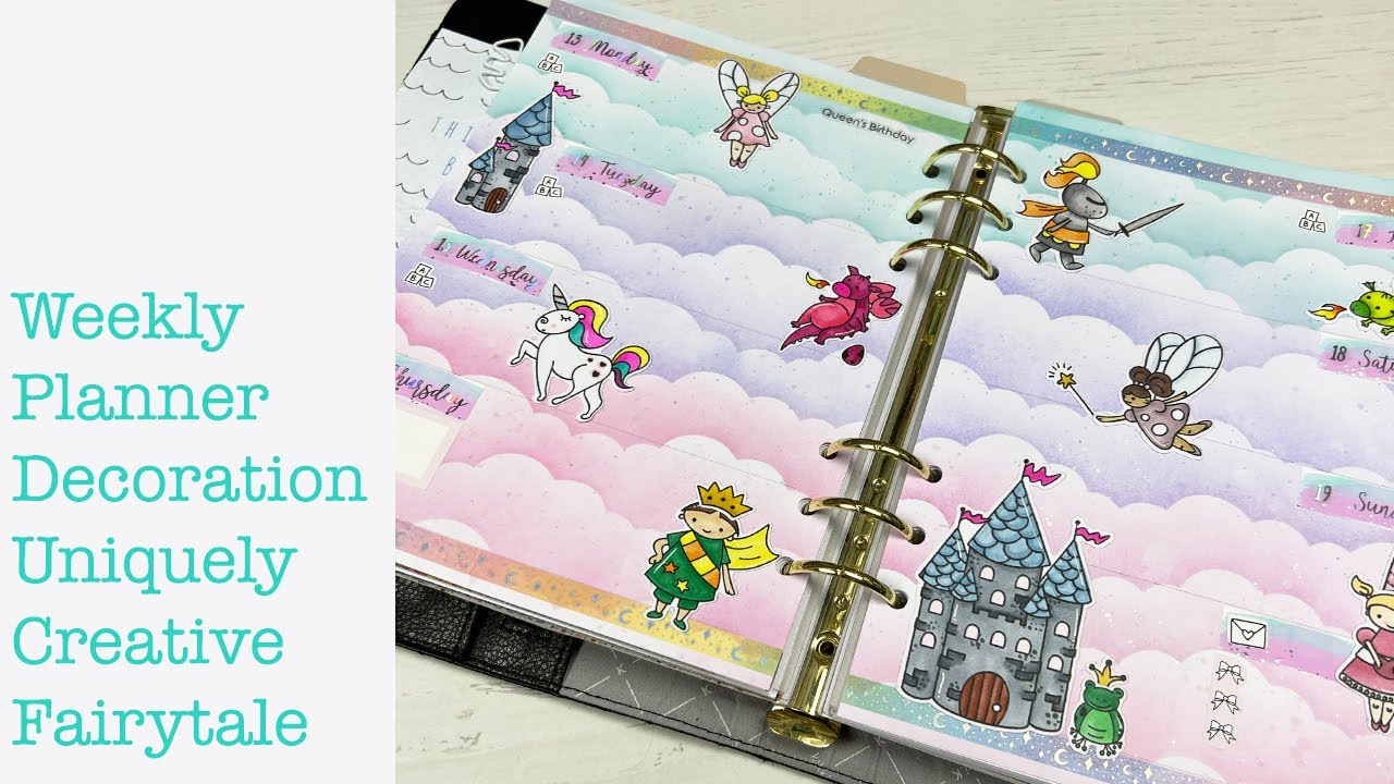Weekly Planner Decoration - Uniquely Creative Fairytale