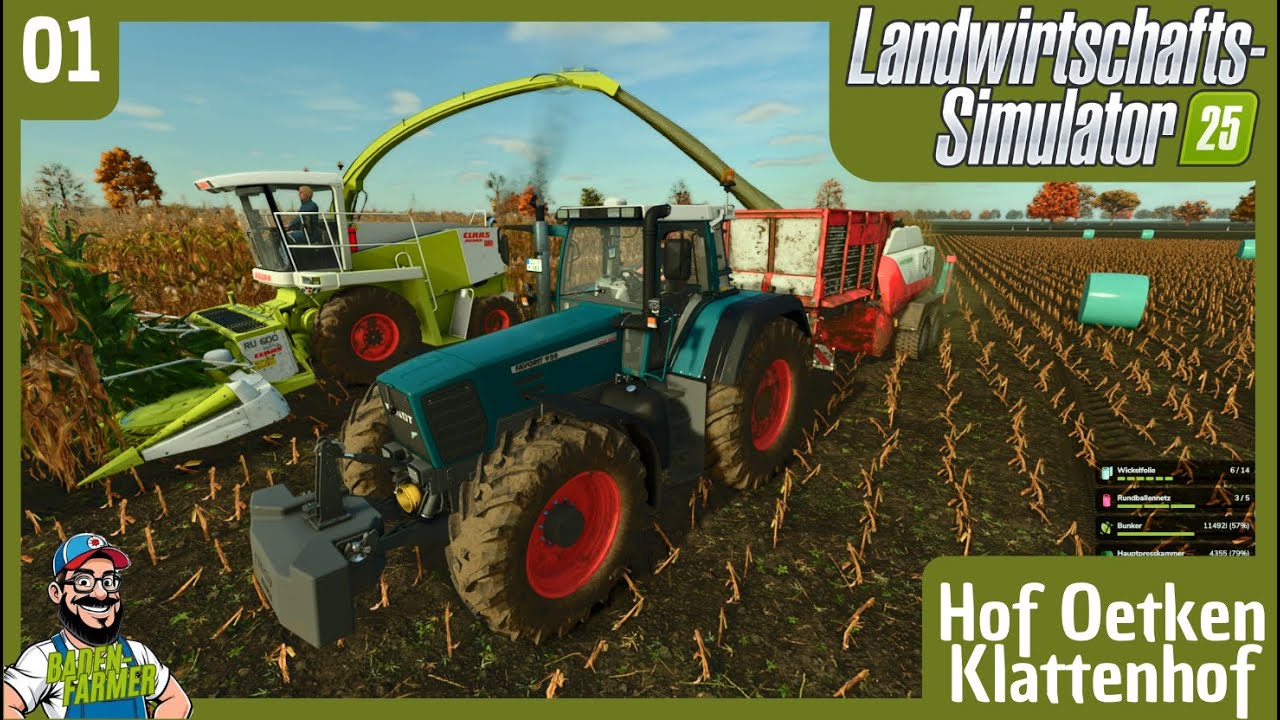 Wir HÄCKSELN zu Ende mit CLAAS und PÖTTINGER! LS25 🚜 F01-KLATTENHOF | PS5 dt.