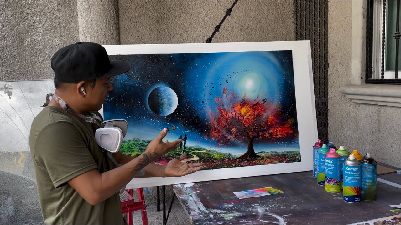 Moonlight Red tree