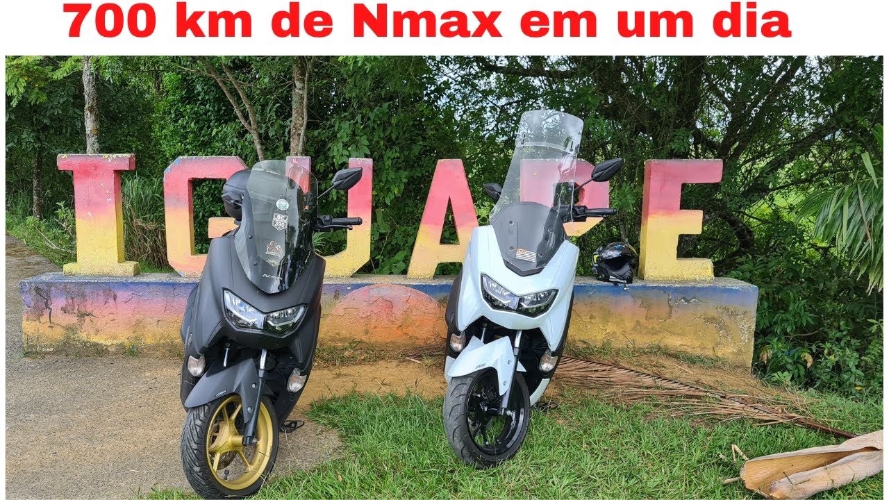 Viagem de 700 km em um dia com a Nmax 2022.