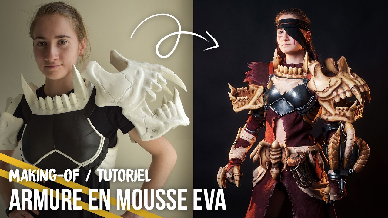 Comment fabriquer une Armure Monster Hunter – Tutoriel Mousse EVA & Foam Clay