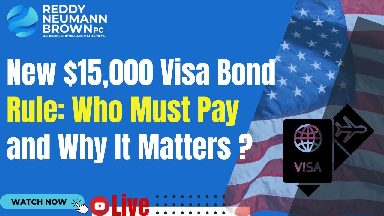 Новое правило о залоге Visa в размере 15 000 долларов США: кто должен платить и почему это важно?