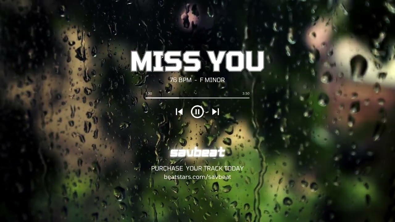 MISS YOU - Kenny Beats type Beat For Sale