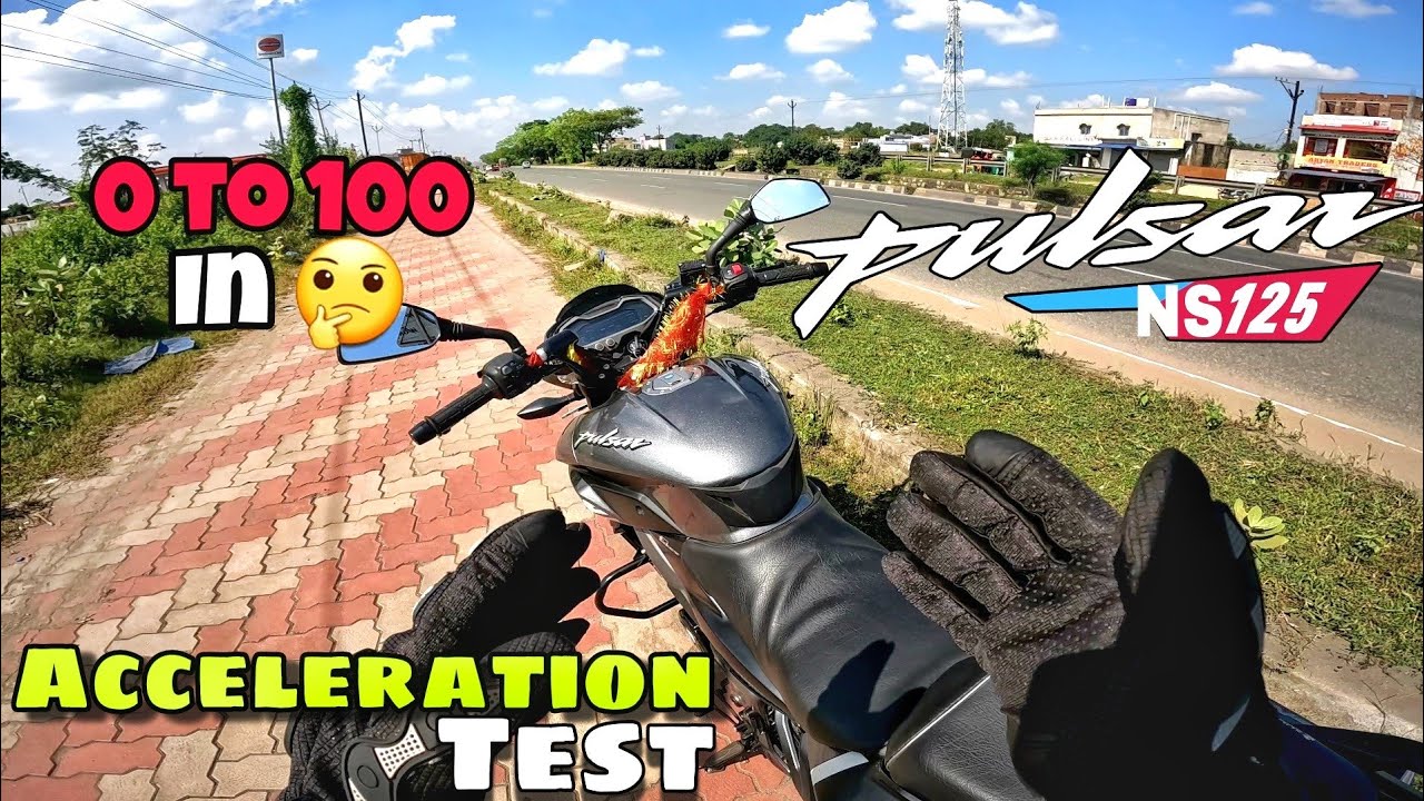 Pulsar NS125 New Model 2024 0 to 60 0 to 100 Test | Pulsar NS125 Top Speed