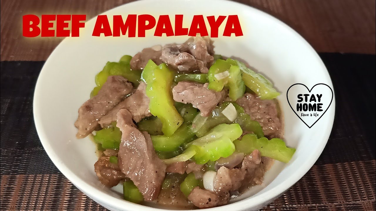 BEEF CON AMPALAYA [EASY RECIPE] NO BITTER TASTE