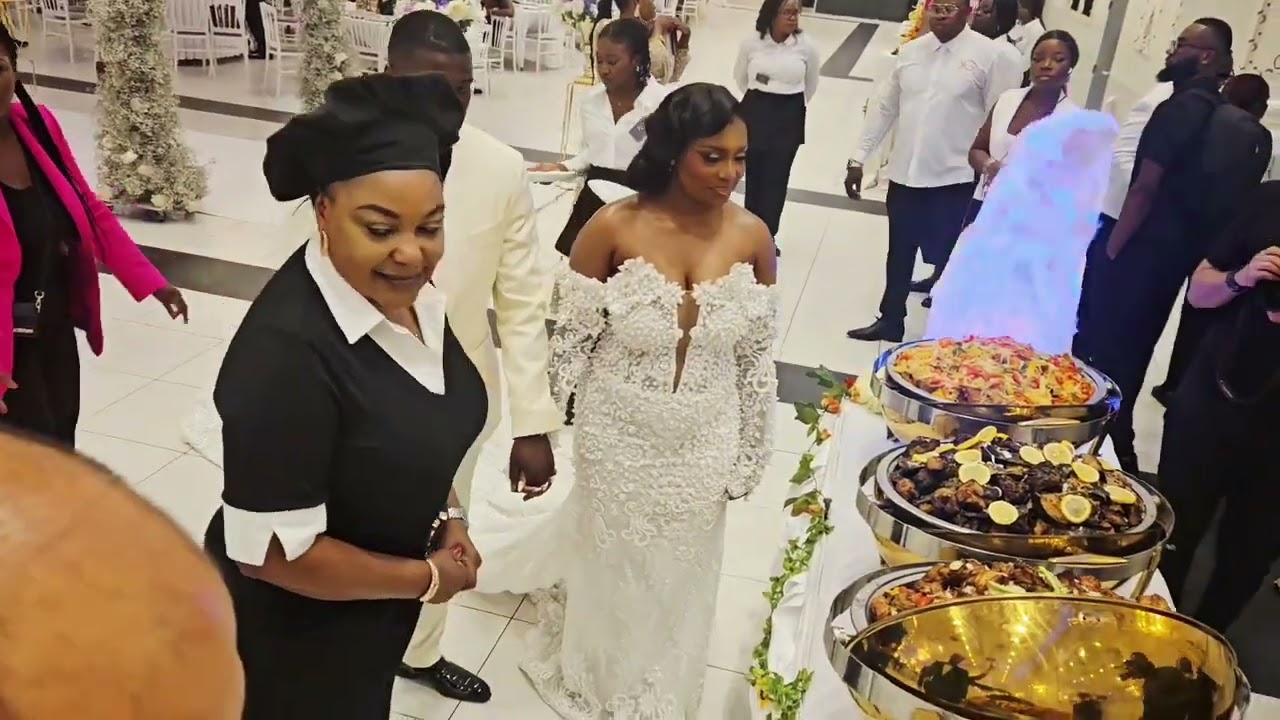 19 juillet Salle Venise à Sarcelles Présentation du buffet Elyane Nitu la Providence Alonga Nzala