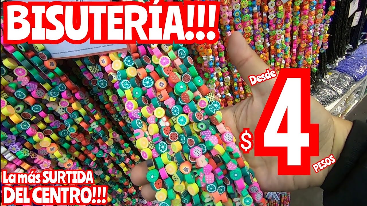 ENCONTRÉ LA TIENDA DE BISUTERÍA MÁS GRANDE DEL CENTRO | PRECIOS DESDE $4 PESOS TODO PARA TU NEGOCIO🤯