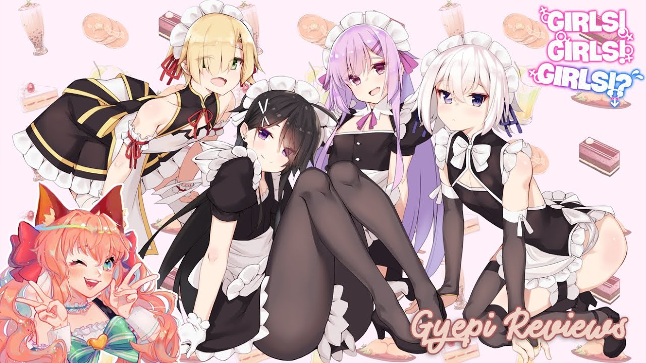 Girls! Girls! Girls!? (Demo Visual Novel) Review - Gyepi