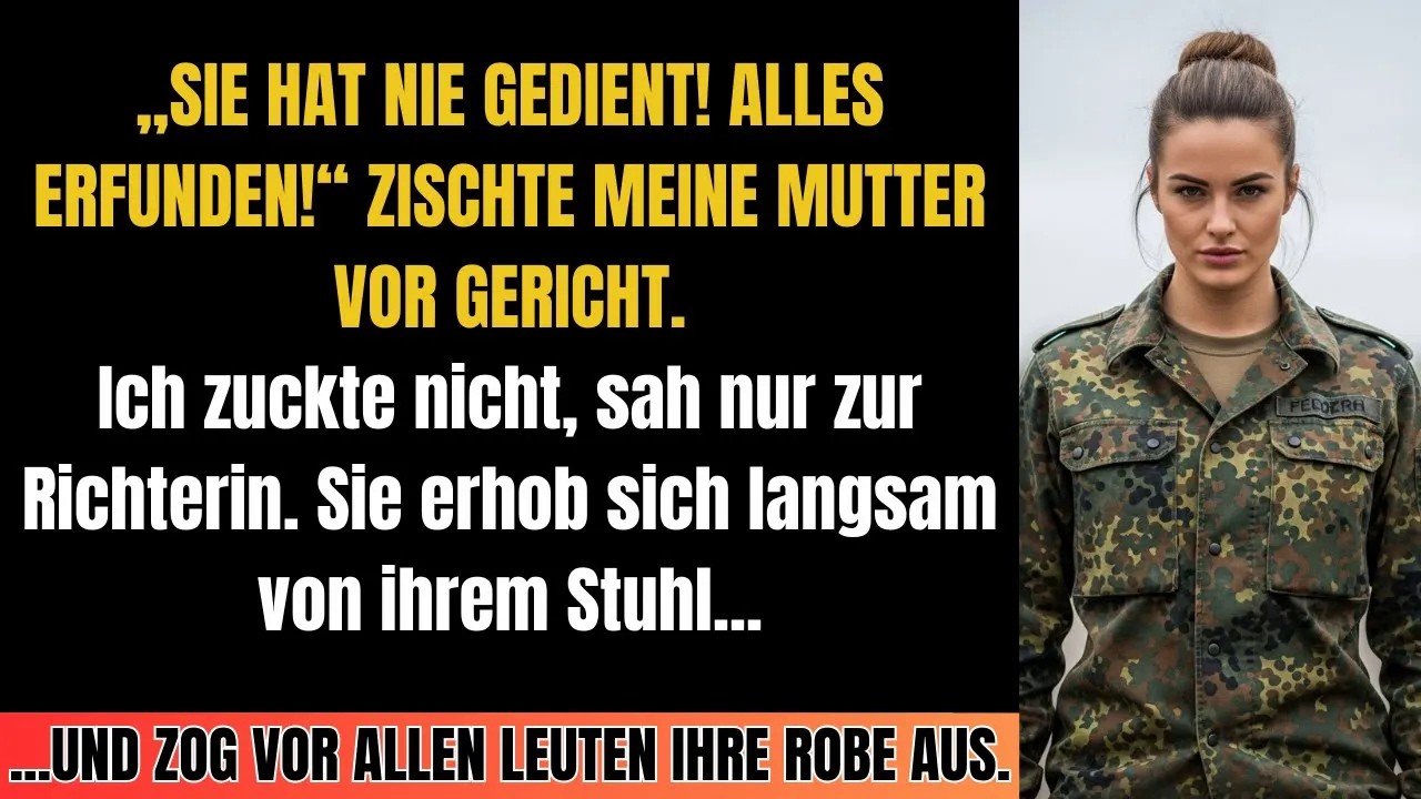 Meine Familie verklagen mich： „Fake Veteranin!“ – Richterin： „Sie hat mir das Leben gerettet!“