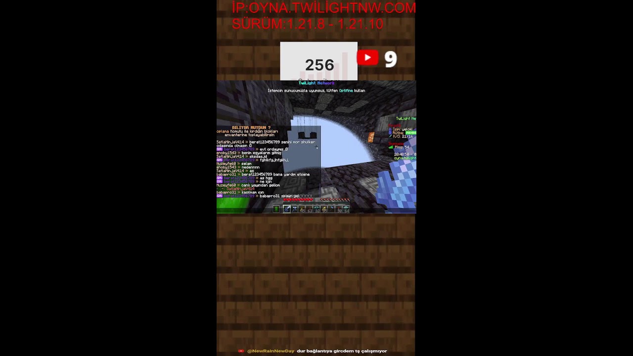 İzleyicilerle Minecraft Oynuyoruz! Gaming Livestream Online #56 #shorts